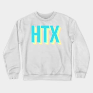 HTX in beachy colors Crewneck Sweatshirt